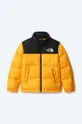 żółty The North Face kurtka puchowa dziecięca Youth 1996 Retro Nuptse Dziecięcy