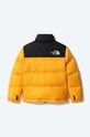 The North Face geaca de puf pentru copii Youth 1996 Retro Nuptse NF0A4TIM56P galben AA00