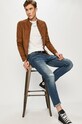 Jack & Jones - Bunda hnedá 12147218.