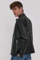 Kožená bunda Jack & Jones  Podšívka: 100% Polyester Základná látka: 100% Prírodná koža