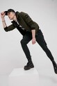 Jack & Jones geaca 12195434.ForestNigh verde AA00