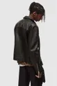 črna AllSaints usnjena jakna