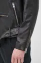 Kožna jakna rokerica AllSaints Muški