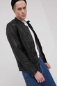 Jack & Jones kurtka skórzana czarny 12191012.Black