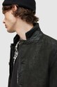 AllSaints o jacheta biker din piele intoarsa ML051D gri AA00