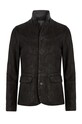 AllSaints ramoneska zamszowa SURVEY LTHR BLAZER ML051D szary