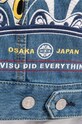 Evisu kurtka jeansowa bawełniana niebieski 2ESHTM2DJ713LFCP