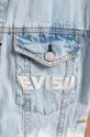 niebieski Evisu bezrękawnik jeansowy