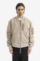 beige Tom Wood giacca bomber Purth Bomber Patched Uomo