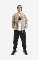 Tom Wood bomber jacket Purth Bomber Patched 22203.033 beige AA00