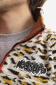 PLEASURES bluza z domieszką wełny Strain Fuzzy Jacket multicolor P21W002