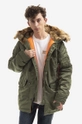 зелений Куртка Alpha Industries N3B VF 59 Чоловічий