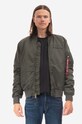 Alpha Industries bomber dzseki MA-1 VF Authentic Overdyed 1813 136 átmeneti zöld 108130.136