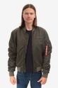 verde Alpha Industries geacă bomber MA-1 VF Authentic Overdyed De bărbați