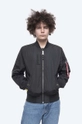 nero Alpha Industries giacca bomber MA-1 Parachute Uomo