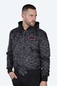 Alpha Industries giubbotto bomber reversibile MA-1 LW HD NASA Glow Rev 116106.03 nero AA00