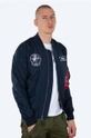 navy Alpha Industries bomber jacket MA-1 TT Glow In The Dark Men’s