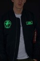 Clothing Alpha Industries bomber jacket MA-1 TT Glow In The Dark 116102.07 navy