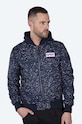 Alpha Industries reversible bomber jacket MA-1 LW HD NASA Glow Rev 116106.07 navy AA00