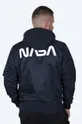 Alpha Industries reversible bomber jacket MA-1 LW HD NASA Glow Rev  100% Nylon