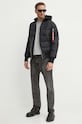 Alpha Industries kurtka MA-1 ZH Back Print Puffer FD 118107.03 czarny AW23