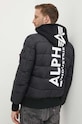 Odzież Alpha Industries kurtka MA-1 ZH Back Print Puffer FD 118107.03 czarny