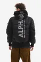 Alpha Industries rövid kabát MA-1  Jelentős anyag: 100% nejlon Bélés: 100% nejlon Kitöltés: 100% poliészter