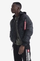 crna Jakna Alpha Industries MA-1 ZH Puffer FD Muški