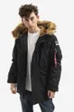 čierna Bunda Alpha Industries Polar Jacekt 123144 03 Pánsky