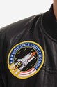 Alpha Industries leather bomber jacket Ma-1 Lw Nasa Leather 126151.03 black