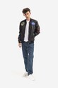 Alpha Industries leather bomber jacket Ma-1 Lw Nasa Leather 126151.03