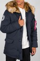 Bunda Alpha Industries Polar Jacket 123144 07 zateplené tmavomodrá 123144.07