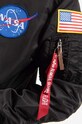Alpha Industries kurtka bomber MA-1 VF NASA czarny 166107.03