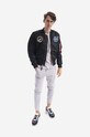 Alpha Industries bomber dzseki MA-1 VF NASA LP 16617LP 3 166107LP.03 fekete AA00