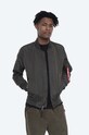 Alpha Industries bomber dzseki MA-1 TT 19113 4 nem szigetelt zöld 191103.04