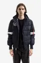 σκούρο μπλε Μπουφάν Alpha Industries Hooded Puffer FD NASA Ανδρικά