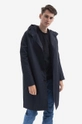 černá Bunda Wood Wood Tobias Twill Parka Coat 12135900-5269 NAVY Pánský