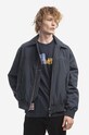 Wood Wood jacket Casey Nylon Patch Bomber other navy 12235101.1238