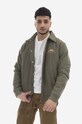 Maharishi kurtka Embroidered Tour bez kaptura zielony 4095.OLIVE