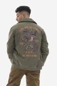 Odzież Maharishi kurtka Embroidered Tour 4095.OLIVE zielony