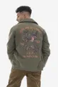 Яке Maharishi U.A.P. Embroidered Tour Jacket Washed 4095 OLIVE 100% памук