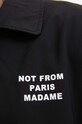 Drôle de Monsieur jacket La Veste Classic Not From Paris Madame PERM.JT008.BL black