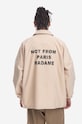 Clothing Drôle de Monsieur jacket La Veste Classic Not From Paris Madame PERM.JT008.BG beige