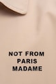 Drôle de Monsieur jacket La Veste Classic Not From Paris Madame PERM.JT008.BG beige