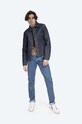 Бавовняна джинсова куртка A.P.C. Kurtka A.P.C. Veste Jean Work CODBS-H02191 INDIGO CODBS.H02191 темно-синій AA00