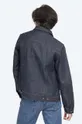 Bavlněná džínová bunda A.P.C. CODBS-H02191 INDIGO  100 % Bavlna