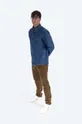 A.P.C. kurtka jeansowa bawełniana Surchemise niebieski