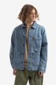 blue A.P.C. cotton denim jacket A.P.C. Nathanael COEVP-H02609 INDIGO Men’s