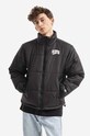 Billionaire Boys Club jacket Small Arch Logo Puffer Jacket BC014 BLACK with black BC014