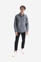 Carhartt WIP denim jacket Sali I029212.BLACK.LIGH gray AA00
